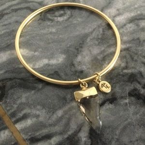 Lenny + Eva Smoky Quartz Arrow Bangle Bracelet